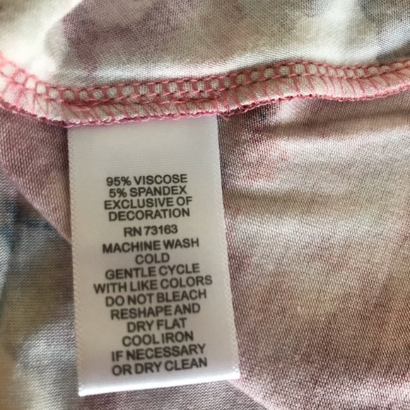 CUPIO FLORAL Summer DRESS COLD SHOULDER SWING  size L - Picture 9 of 9